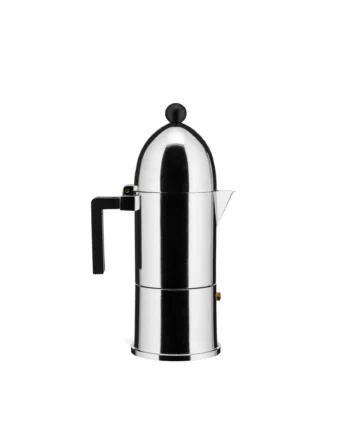 Alessi La cupola cafetière expresso noire 6 tasses