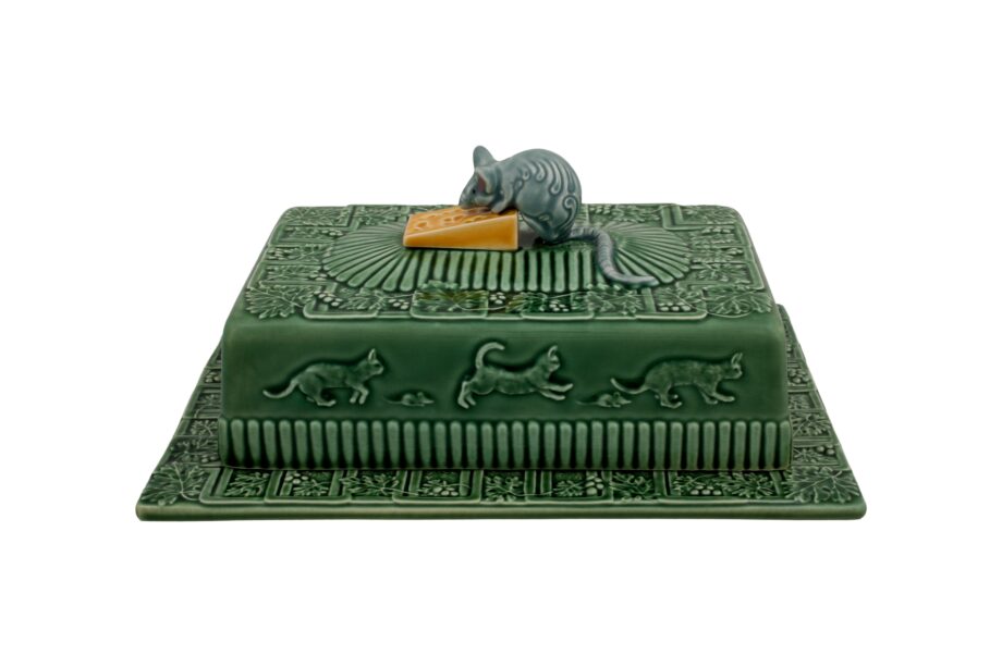 Bordallo Pinheiro Cheese tray mouse with Lid