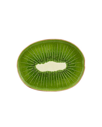 Plat Kiwi garnd modéle bordallo pinheiro