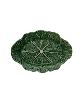 Plat Oval small choux vert bordallo pinheiro
