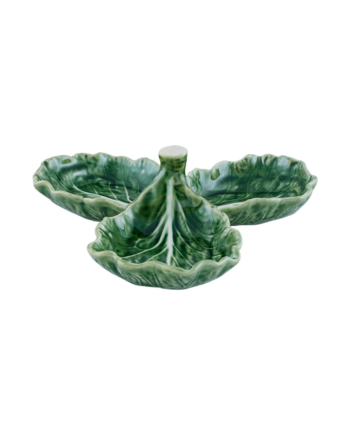 Plat olive choux vert bordallo pinheiro