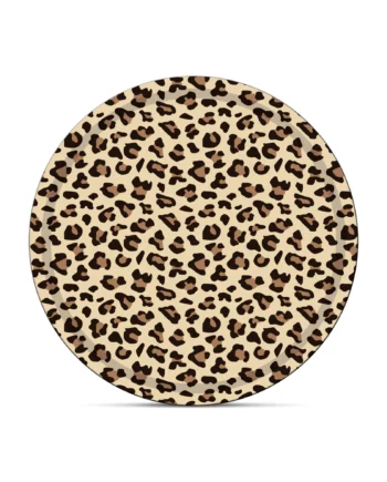 Plateau Bandana Léopard Coco rond