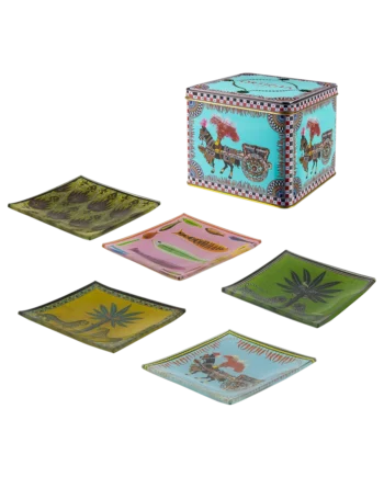 TIN Assiettes carres 5 ortigia sicilia
