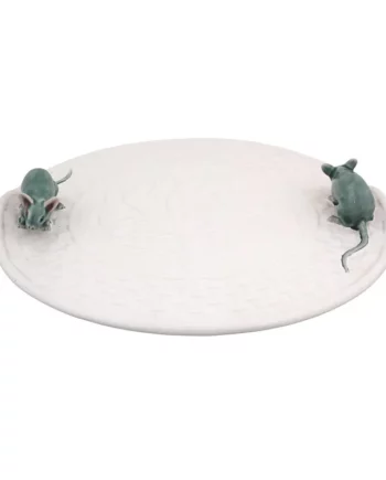 bordallo pinheiro plateau fromage souris blanc